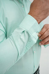 Mint Green Formal Cotton Shirt
