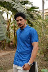 Imported Dry-Fit Polo - Blue