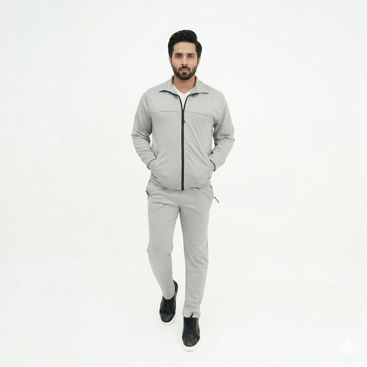 Light Grey-TrackSuit