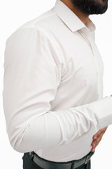 White Formal Cotton Shirt