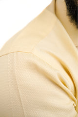 Yellow Formal Cotton Shirt