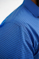Blue Check Formal Cotton Shirt