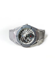 Hubolt Silver Mechanical Dial Watch