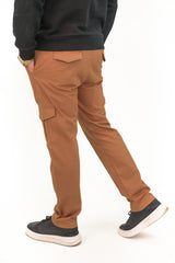 Orange Loose fit Trouser