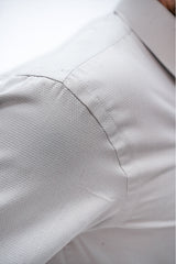 Grey Textured Formal Cotton Shirt