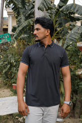 Imported Dry-Fit Polo - Black