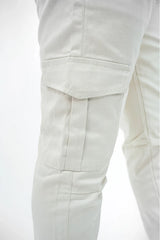 Light Beige Cargo Trouser
