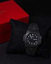 Patek Black Arabic Watch