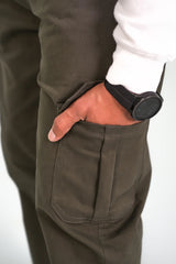 Olive Baggy Trouser