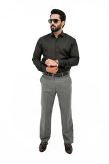 Black Formal Cotton Shirt
