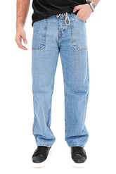 Light Wash Loose Denim