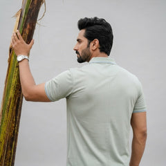 Imported Dry-Fit Polo - Mid Grey