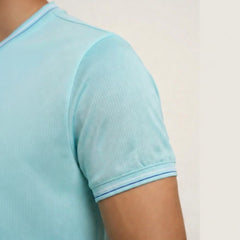 Imported Dry-Fit Polo - Cyan