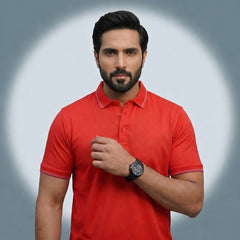 Imported Dry-Fit Polo - Red