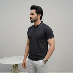 Imported Dry-Fit Polo - Black