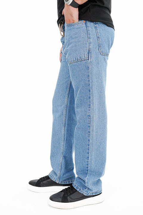 Light Wash Loose Denim