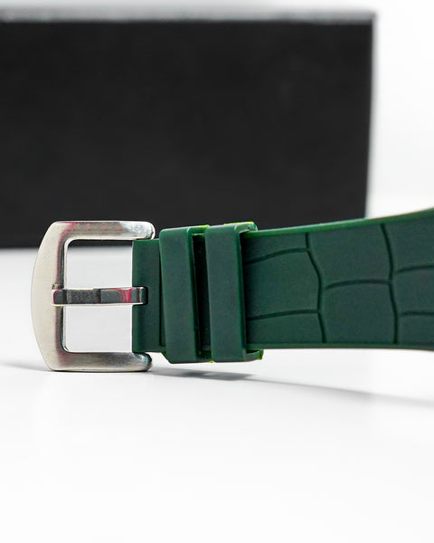 Davinci Green Dial Watch — Diamond-Set Body | Statement Timepiece