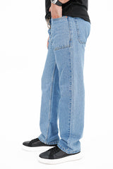 Light Wash Loose Denim