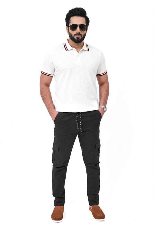 Black Cargo Trouser