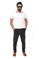 Black Cargo Trouser