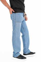 Light Wash Loose Denim