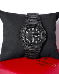Patek Black Arabic Watch