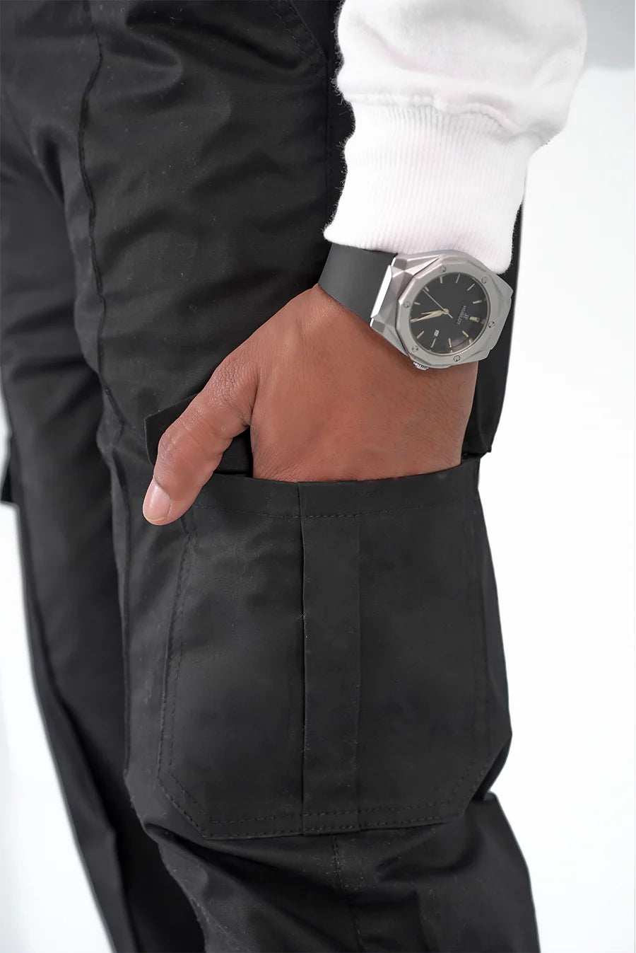 Black Loose fit Trouser
