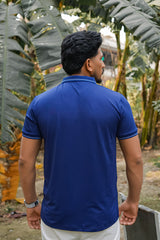 Imported Dry-Fit Polo - Shining Blue