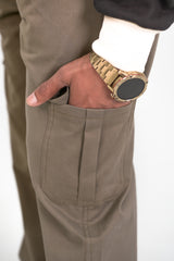 Khakhi Baggy Trouser