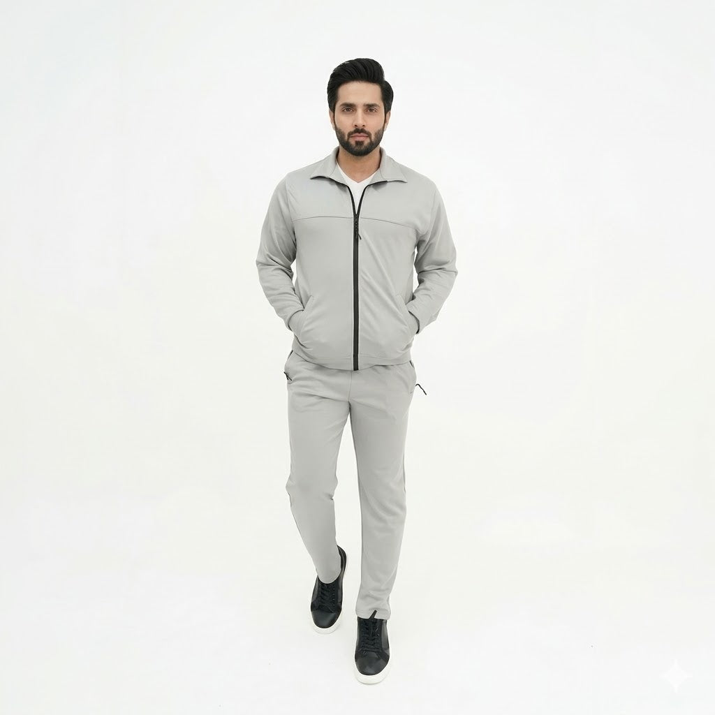 Light Grey-TrackSuit