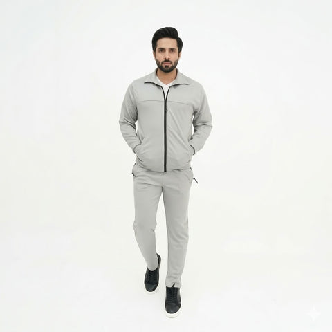 Light Grey-TrackSuit