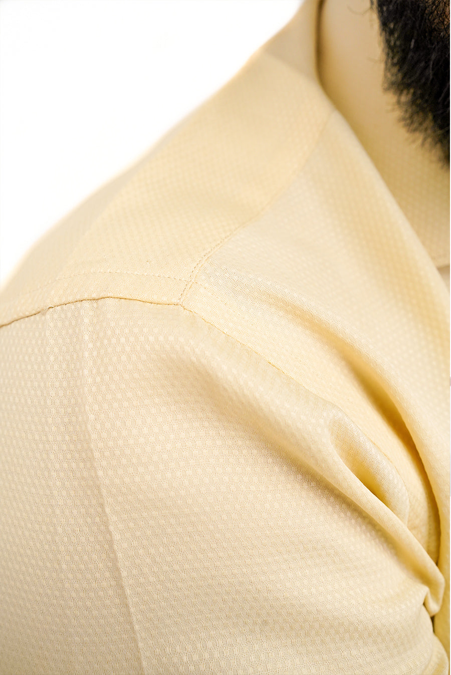 Yellow Formal Cotton Shirt