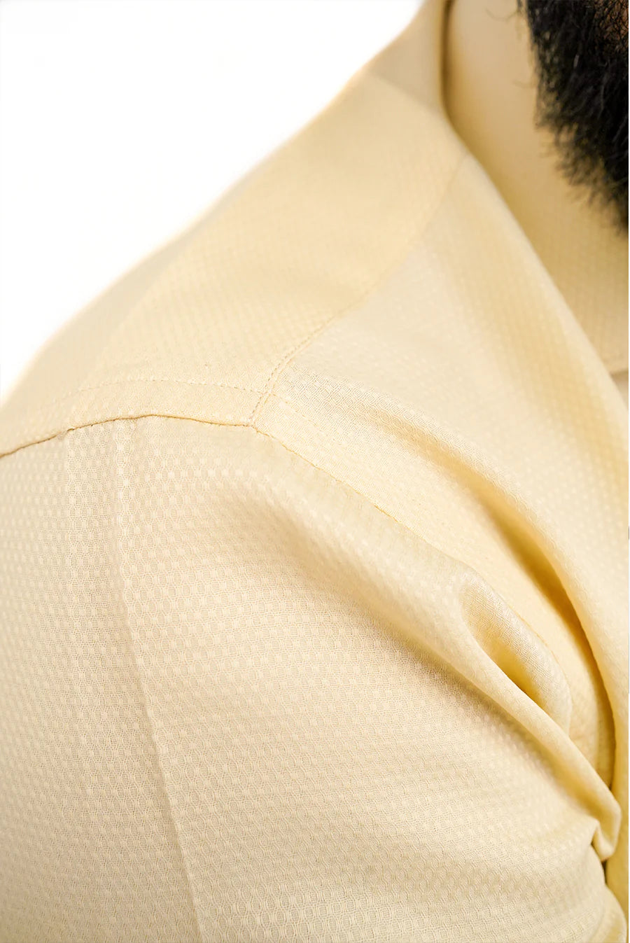 Yellow Formal Cotton Shirt