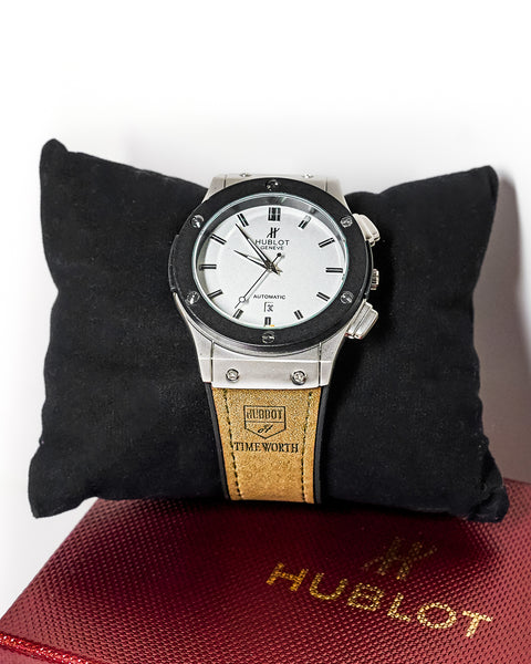 Hubolt White Dial Watch — Clean & Confident | 1-Year Warranty