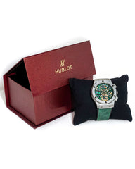 Hubolt Green Mechanical Dial Watch
