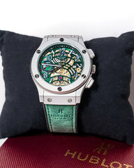 Hubolt Green Mechanical Dial Watch