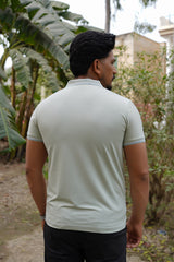 Imported Dry-Fit Polo - Mid Grey