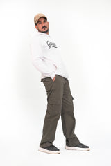 Olive Baggy Trouser