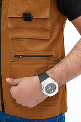 Mustard Cotton sleeveless Sidhu Jacket