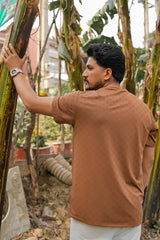 Imported Dry-Fit Tee - Camel