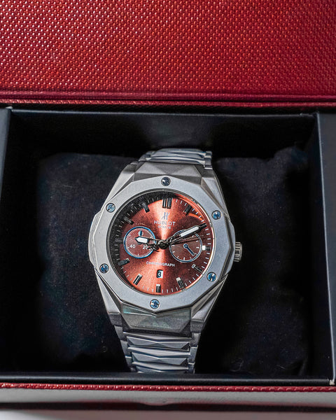 Hubolt Copper Dial Watch — Rare Finish | Turn Heads Everywhere