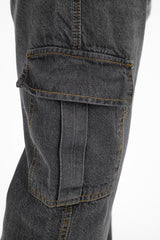Charcoal Cargo Denim