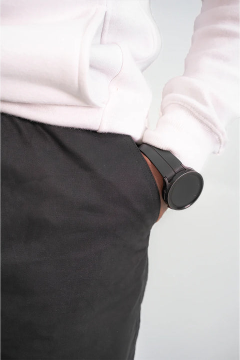 Black Baggy Trouser — Relaxed Streetwear Fit | Premium Cotton Blend
