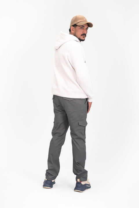 Shining Grey Loose Fit Trouser — Elevated Streetwear Cut | Premium Fabric