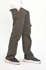 Olive Baggy Trouser