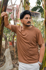 Imported Dry-Fit Tee - Camel