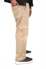 Beige Baggy Trouser