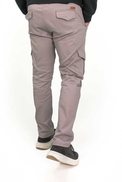 Light Grey Loose Fit Trouser — Wide Streetwear Cut | Premium Cotton Blend