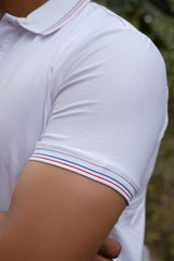 Imported Dry-Fit Polo - White