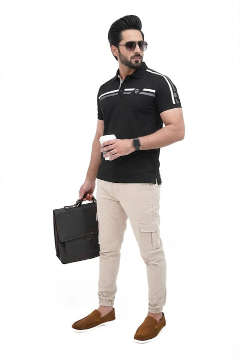 Khaki Beige Cargo Trouser — Gripped & Straight Fit | 100% Cotton